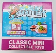 World's Smallest Classic Mini Collectible Toys, Lot of 2, 4, or 6 Sealed