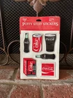 Vintage 1983 Coke Coca-Cola Hallmark Puffy Sticker Sheet New & Still Sealed