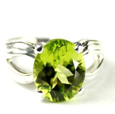 Peridot, Sterling Silver Ladies Ring, SR361-Handmade