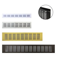 Aluminium Lüftungsgitter Heizungsgitter Stegblech Verschiedene Farben & Längen