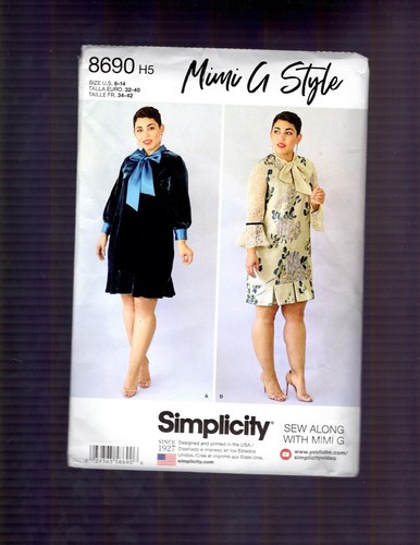 Miss Petite Dresses Sewing Pattern 