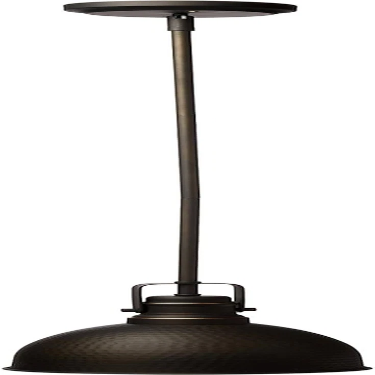 6345600 Одиночный Свет Мини Кулон Кованая Масло Полированная Бронза Отделка с Выделениями - Изображение 2 из 4