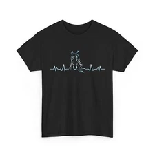 Horse Shirt, Horse Heartbeat Shirt, Horseback Rider Shirt, Horse Lover T-shirt