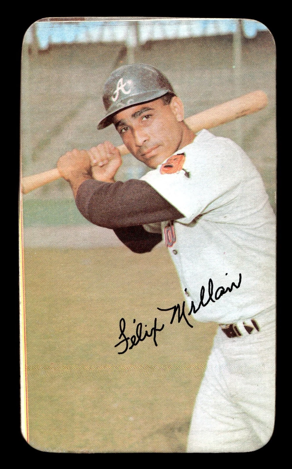 1971 Topps Super #33 Felix Millan Braves VG-EX *6I
