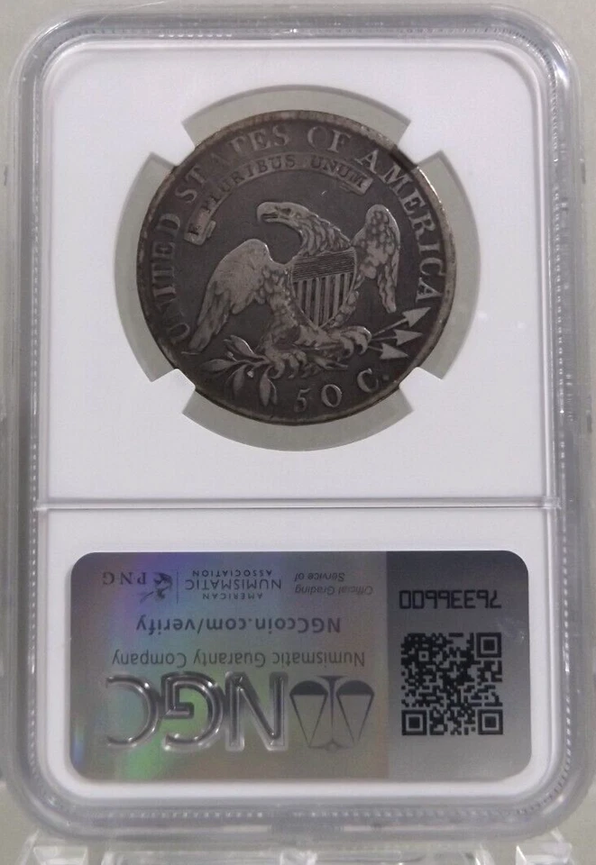 1819 Capped Bust Half Dollar - NGC F12 - #2160310-016 - Image 3 of 4