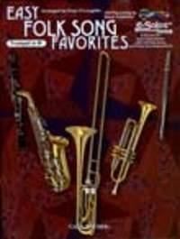 Easy Folk Song Favorites George R. Poulton Book and CD Trumpet and Piano Carl Fi