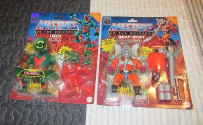 Motu Spout Snout & Leech Retro Play Heman Action Figures NEW