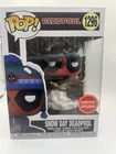 FUNKO POP MARVEL DEADPOOL SEASON SNOW DAY DEADPOOL # 1296 EXCLUSIVE GAMESTOP