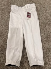 Girl  s Easton Prowess Moisture Wicking Softball Pants White Youth Small