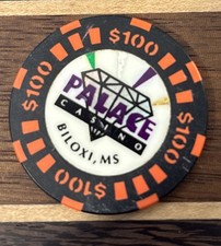 Palace Casino Biloxi Mississippi $100 Casino Poker Chip
