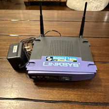 Linksys WRT54GS v4 Wireless-G Router 54 Mbps, 4 LAN, SpeedBooster, Blue