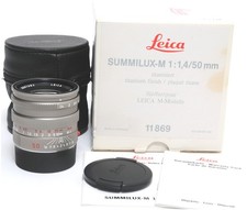  Leica M Summilux 1.4/50 Summilux-M Titanium MINT boxed 11869