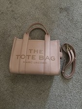 Marc Jacobs Leather Small Tote Bag LIGHT PINK