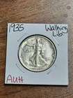 1935 P Walking Liberty Half Dollar Nice AU About Uncirculated Coin (Raw13504) NX