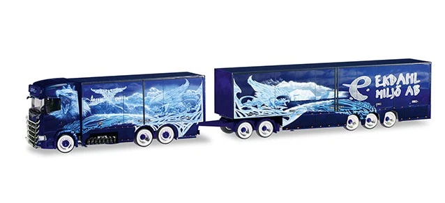 Herpa LKW Scania CS 20 HD Eurocombi-KHZ Ekdahl Arctic Griffin 309844 - Bild 1 von 1