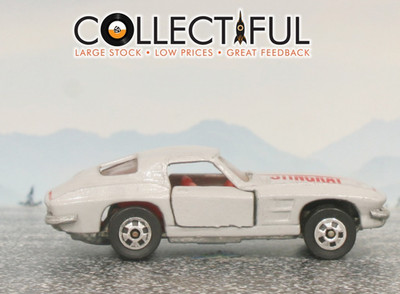 CHEVROLET CORVETTE STINGRAY 1963 - ROAD CHAMPS 1982 - GRAY - CAR  27