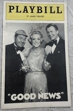 Signed Hollywood Actress Alice Faye 1974 Playbill Good News St James Theatre