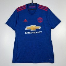 MANCHESTER UNITED AWAY 2016-2017 FOOTBALL SHIRT AI6704 ADIDAS Size M
