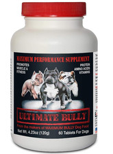 Ultimate Bully - Maximum Performance Canine Supplement, 60 Tablets, Made in the