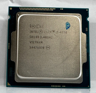 Intel Core i7-4770 CPU Quad Core 3.40GHz SR149 LGA 1150 8MB Cache Processor
