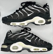 Nike Air Max Plus TN Mens Size 10 Black Gray Sail NikeLab 898018-001 Mesh