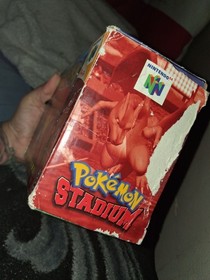 Pokemon Stadium N64 Nintendo 64 CIB with Transfer Pack MINTY Big Box