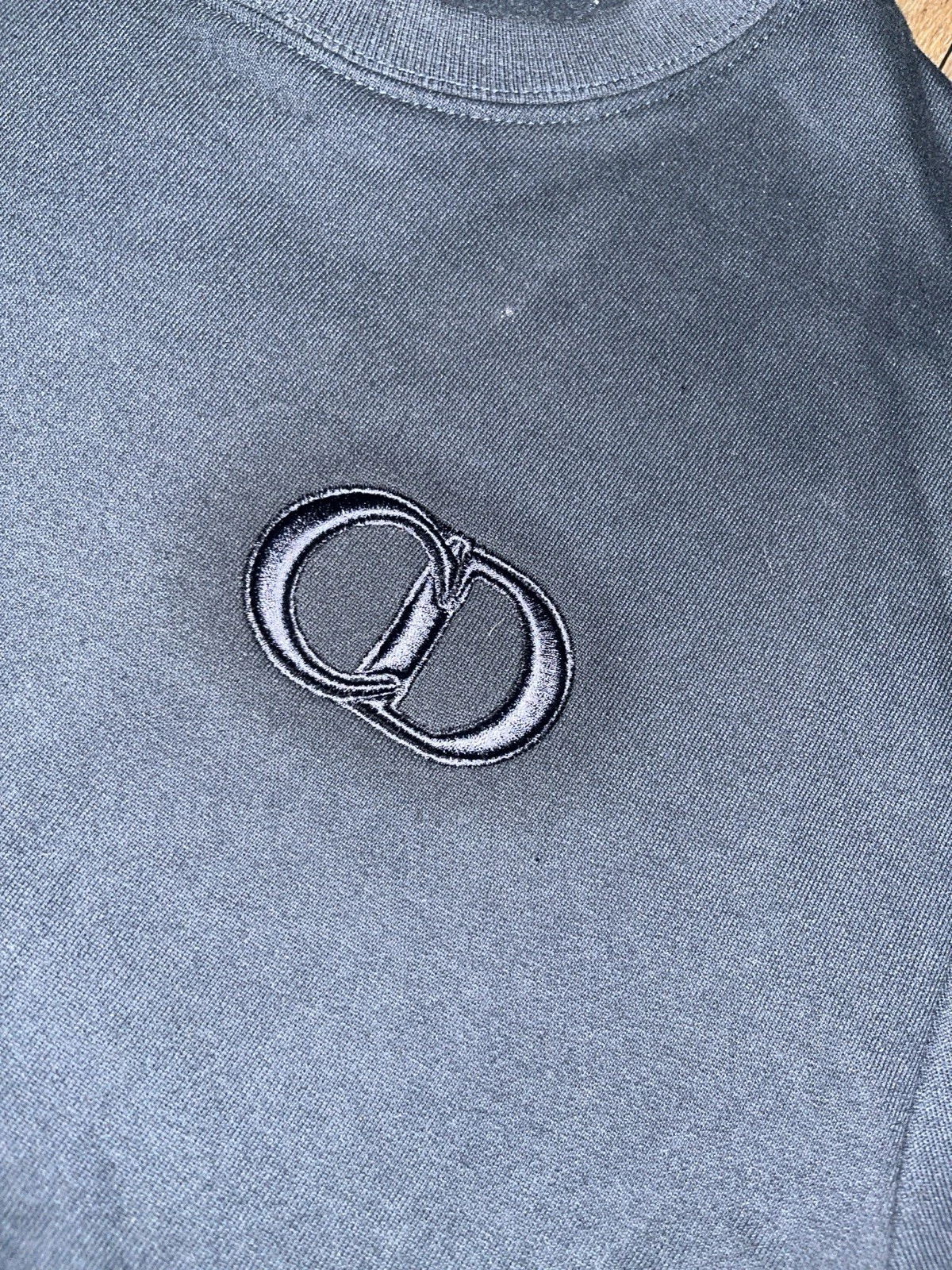 Felpa Dior CD Icona Logo Ricamato Uomo XL