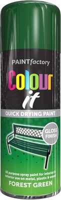 Allzweck-Sprühfarbe 400 ml Waldgrün - schnelltrocknend & lebendiges Finish