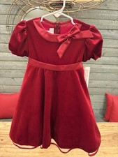 NWT Christmas Red Velvet Dress 24 months