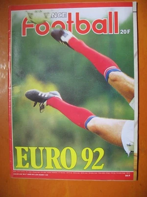 France Football N° 2409 du 09/06/1992- Euro 92 - Photo 1/2