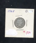1905 SILVER BARBER DIME VINTAGE VERY OLD COIN