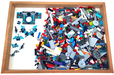 5 lbs Bulk LEGO Diverse Mix of Bricks, Parts from Dimensions 71171 & More (W2-U)