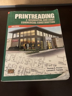 Printreading Residential & Light Commercial 6th Ed Toenjes Paperback