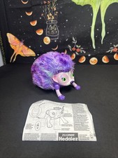 Zoomer Hedgiez Whirl Interactive Hedgehog Toy 7x4  Purple/Blue Lights Sound 4xAAA