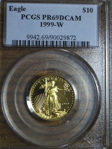 1999-W American Gold Eagle 1/4 oz — photo from the most recent tracked eBay sale