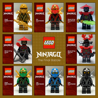 LEGO Ninjago - The Final Battle - Minifiguren Multilisting Figur aussuchen
