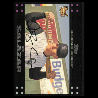 Jeff Salazar Rookie #272 2007 Topps Colorado Rockies Baseball Card MLB NM