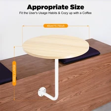 L-Type Round Table Wall-Mounted Bar Table Snack Table Minimalist Style