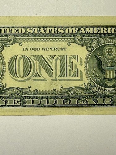 Radar One Dollar Bill $1 Fancy Serial Number 07377370 District 3 UNC 1995 Series - Picture 8 of 10