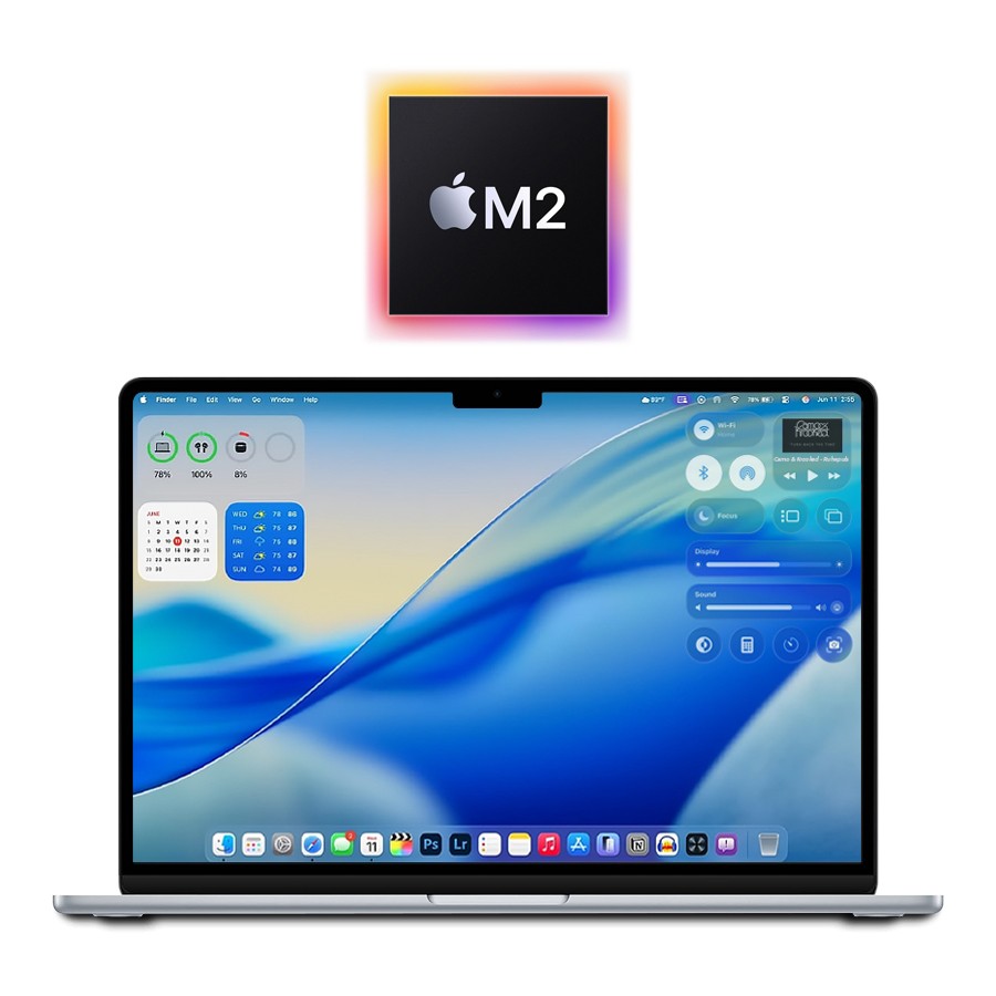 MacBook Air M2 de Apple 2022 de 13.6" 8GB/512GB SSD - (Plata) A2681 con garantía de un año