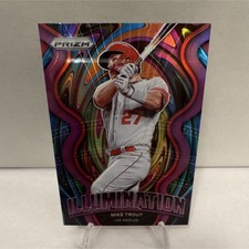 Panini 2022 Prizm Illumination Insert Mike Trout #IL-10 Angels MLB Baseball
