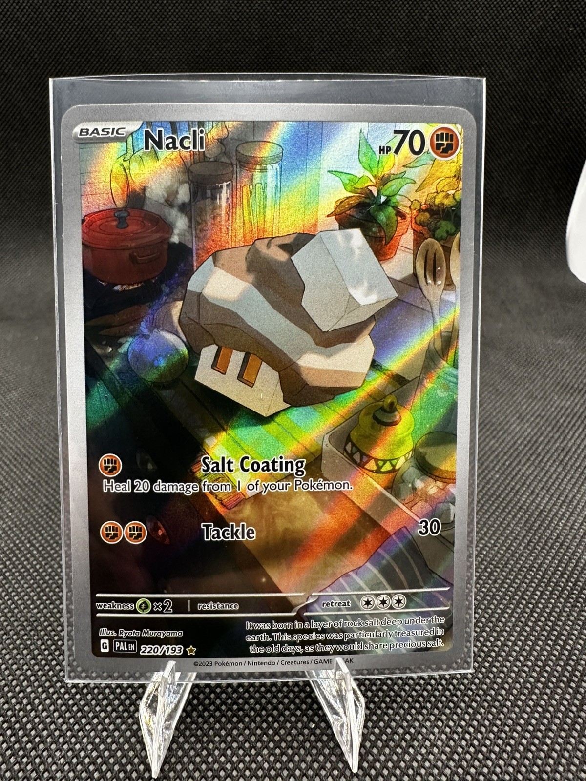 Nacli 220/193 Paldea Evolved Illustration Rare Pokemon Trading Card - Mint