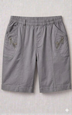 LADIES WOMENS CHERRY BERRY SHORTS STRETCHY SUMMER COTTON ELASTICATED PANTS