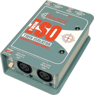 Radial TWIN ISO Passive Line-Level Isolator (Standard)