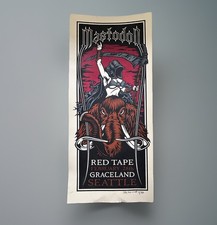 MASTODON February 28, 2004 Red Tape Graceland Seattle Concert Poster Signed 1/40