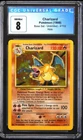 Pokemon Charizard Base Unlimited 4/102 cgc 8