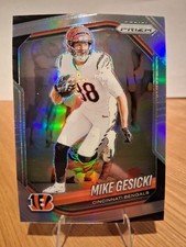 2025 Panini Prizm Mike Gesicki Silver Prizm #79 Cincinnati Bengals