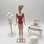 Vintage Barbie Doll #7 Blonde Swirl Ponytail Original Red Suit Mattel Japan 1964