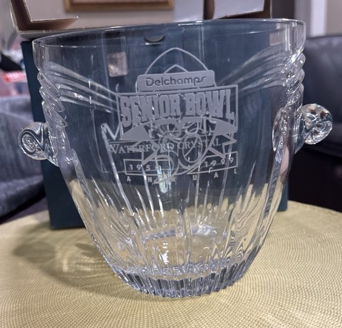 Marquis By Waterford Crystal Calais Ice Bucket Engrave. 6 1/2"Tall. 6 5/8"Diam. - Picture 1 of 6