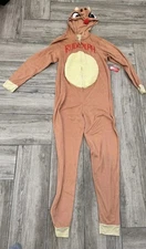 ADULT ONE PIECE PJ's Fleece Jammies for Families Size XL Reindeer Pajamas